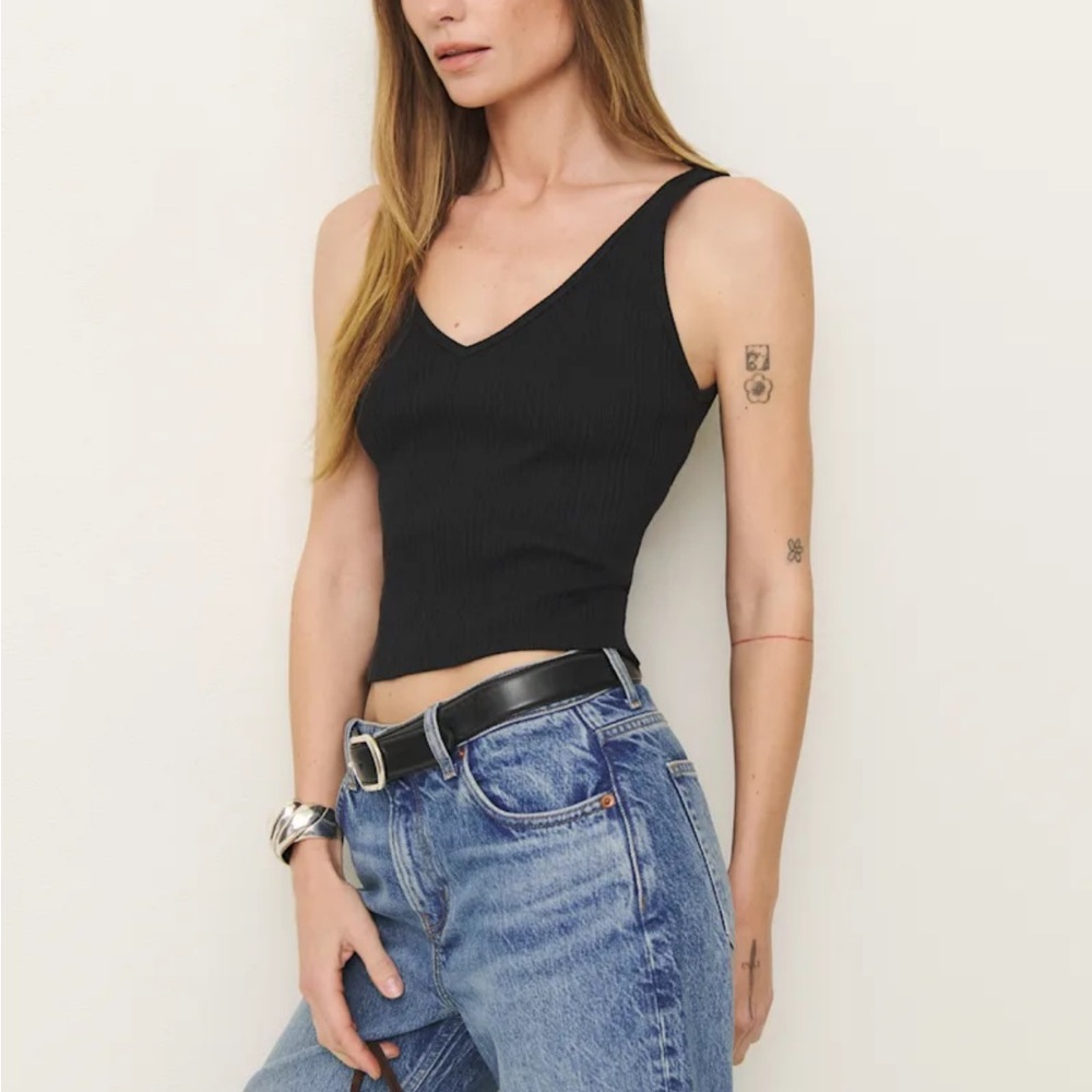 NWT Reformation Romy Knit Top